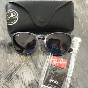 Ray Ban Erika polarized sunglasses black frame